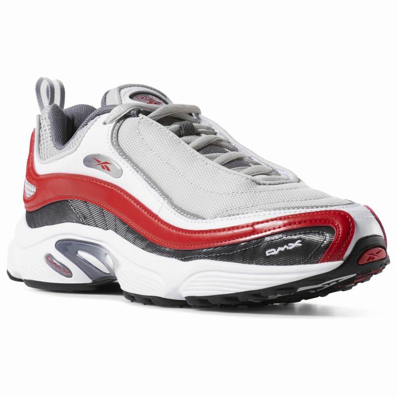 Reebok Daytona Dmx Tenisky Damske - Siva/Tmavo Siva/Biele/Červené YO8904TX